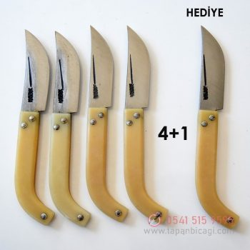 Tapan Av & Cep Bıçağı 19 cm Baba Dede Usülü 4+1 Set