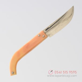 Tapan Av & Çoban Bıçağı 26 cm Paslanır Kara Çelik Sarı